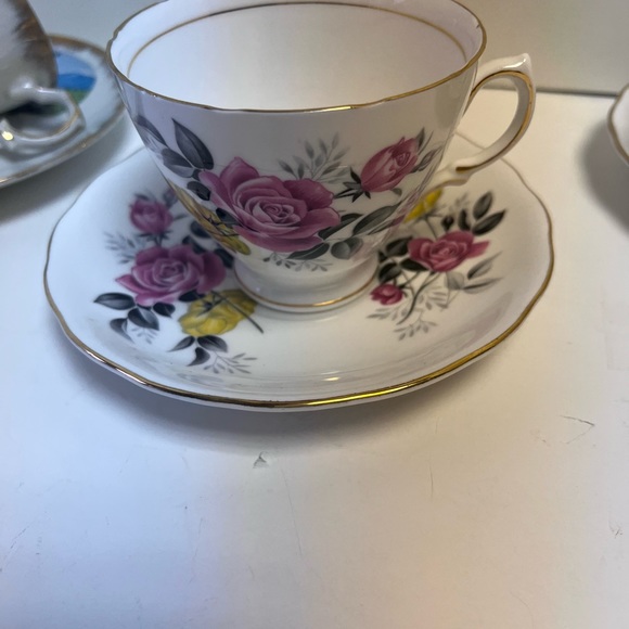 Teacup & Saucer set Royal Vale Bone China England Mothers Day Gifts Tea Lover - Picture 3 of 6